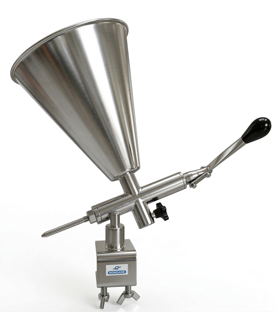 Inyectora manual desmontada